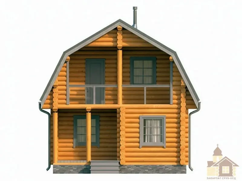 Ціна бані з карпатського зрубу під ключ