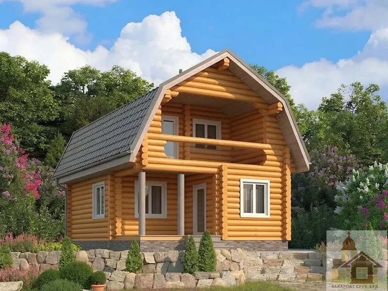 Ціна бані з карпатського зрубу під ключ 6