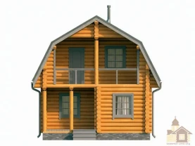 Ціна бані з карпатського зрубу під ключ