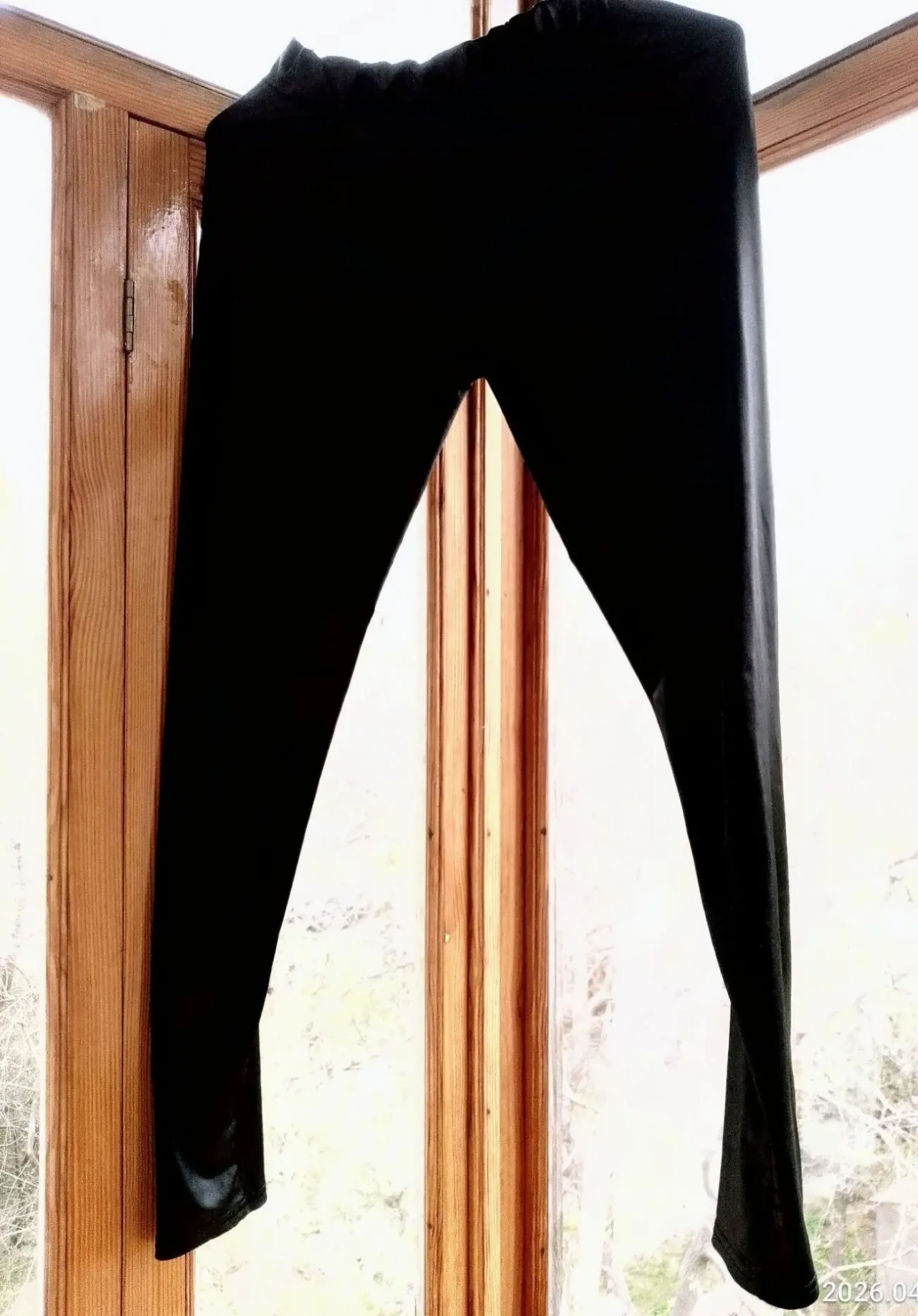 Лосины черные гладкие тонкие 12 м мягкие, резинка, вискоза