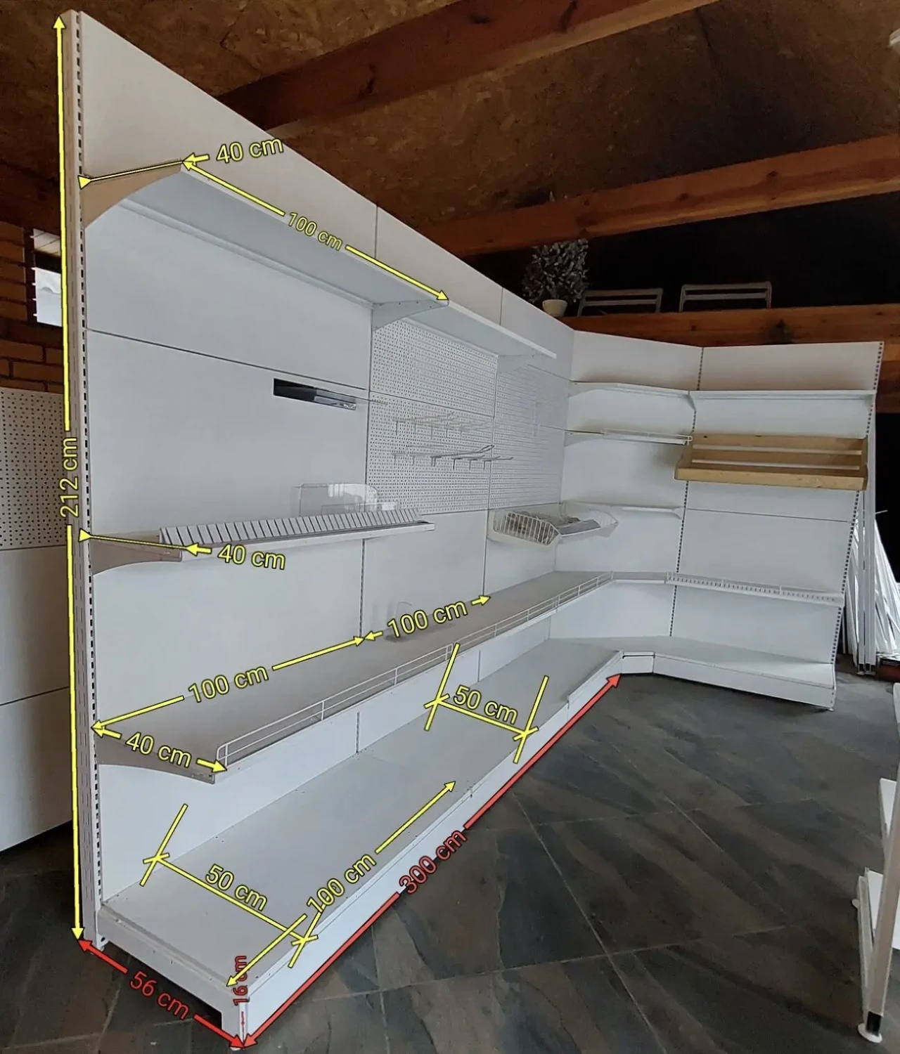 Стелаж торговий 3