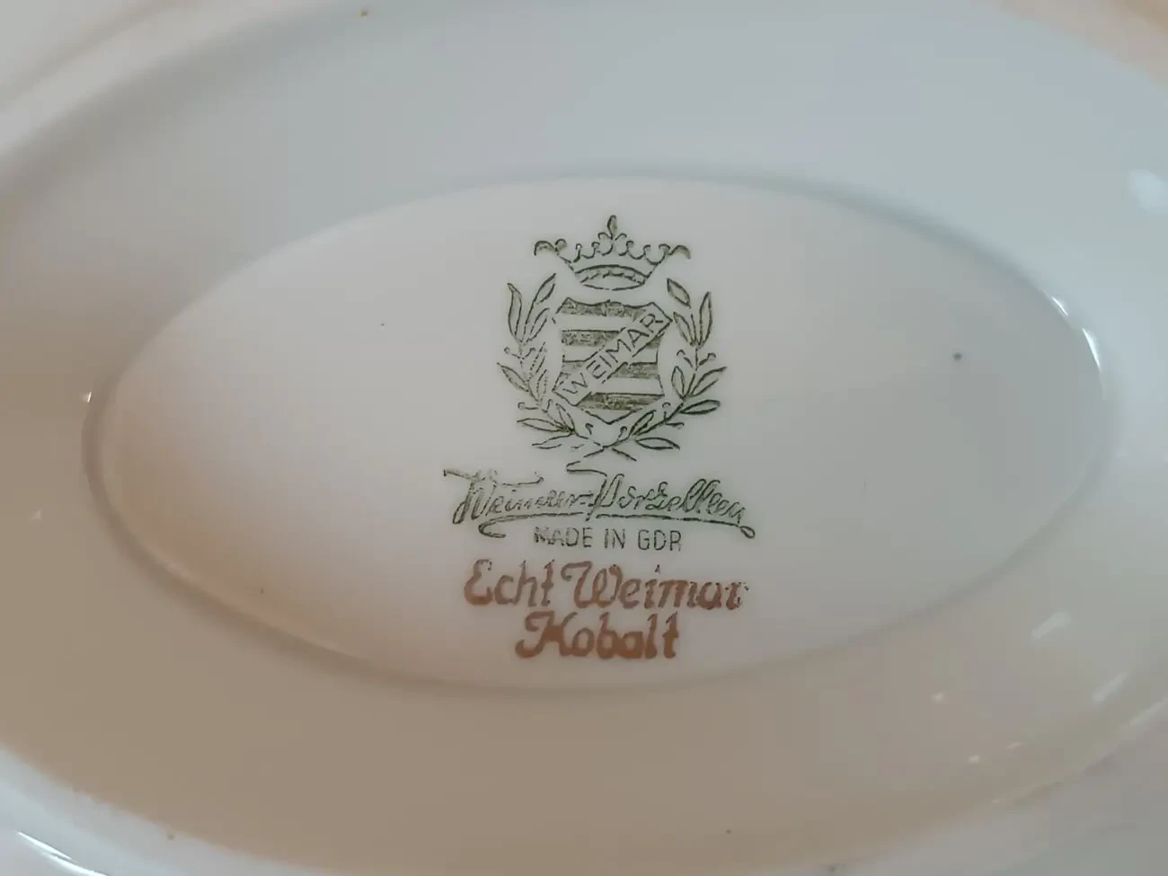 Соусница. Echt Weimar Kobalt. Германия. Винтаж. 5