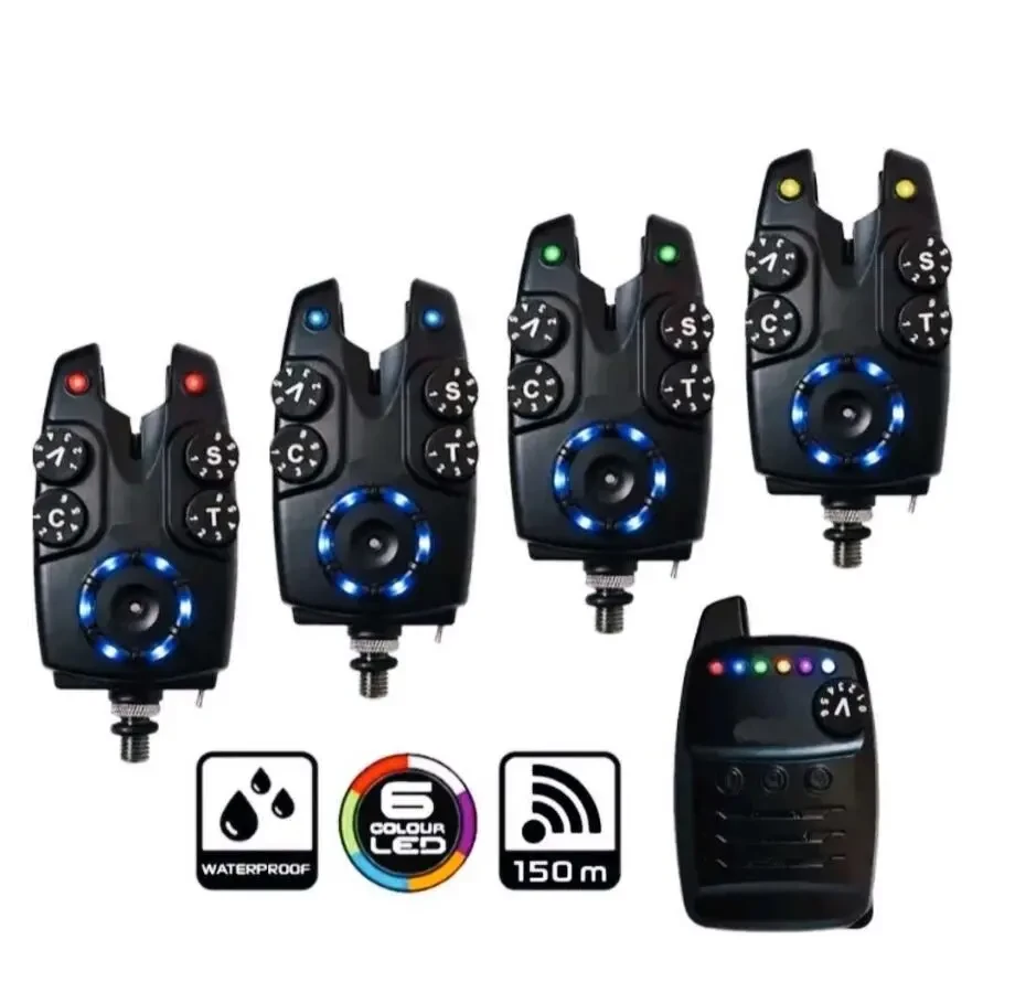 Комплект карповых сигнализаторов поклёвки с пейджером функция антивор 2