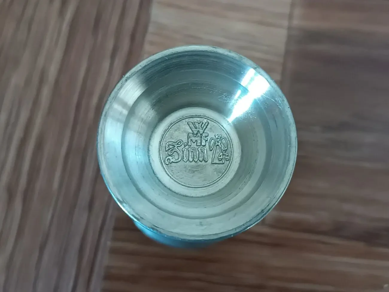 Стопка, оловянная рюмка. Охота. WMF. Германия. Винтаж. 5