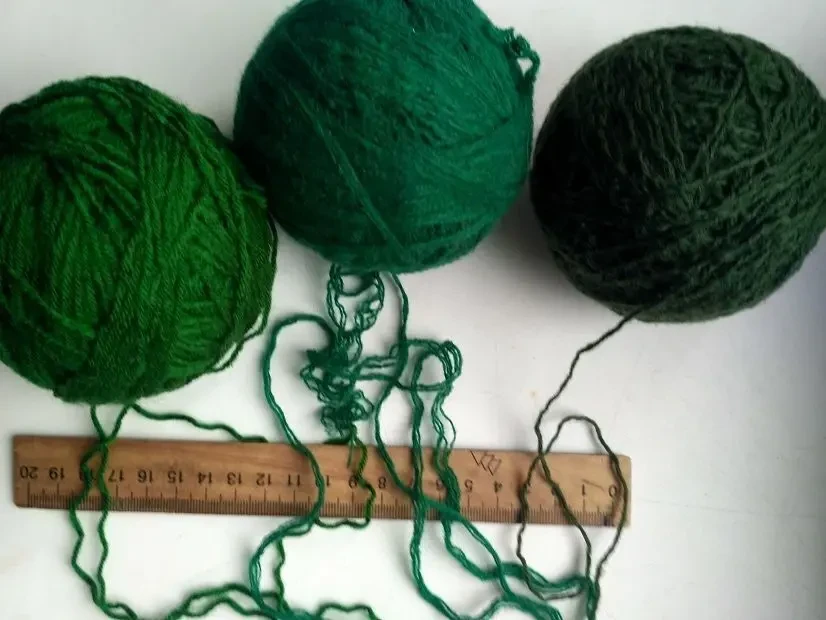 Детям набор Пряжа нитки ассорти цветов разного состава  вес 560 грамм 5