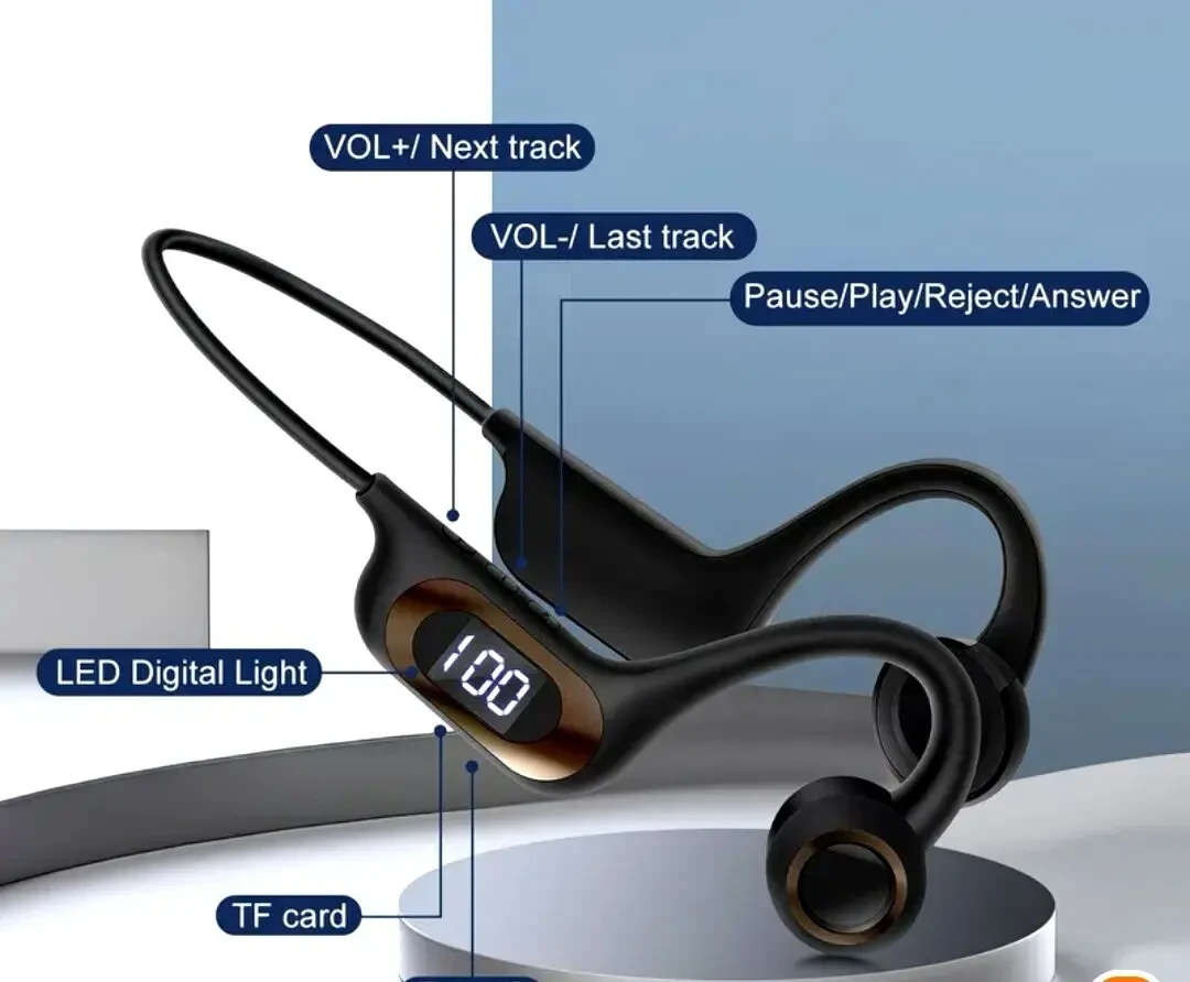 Спортивные наушники с костной проводимостью AKZ-BT