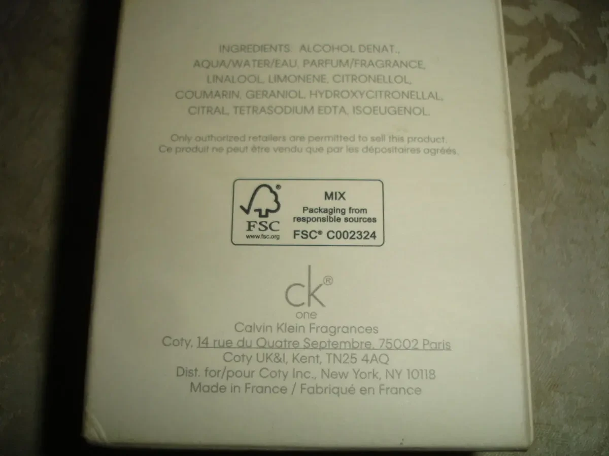 ВОДА спрей туалетна Calvin Klein CK One 100 мл. УНІСЕКС. НОВА. Франція 4