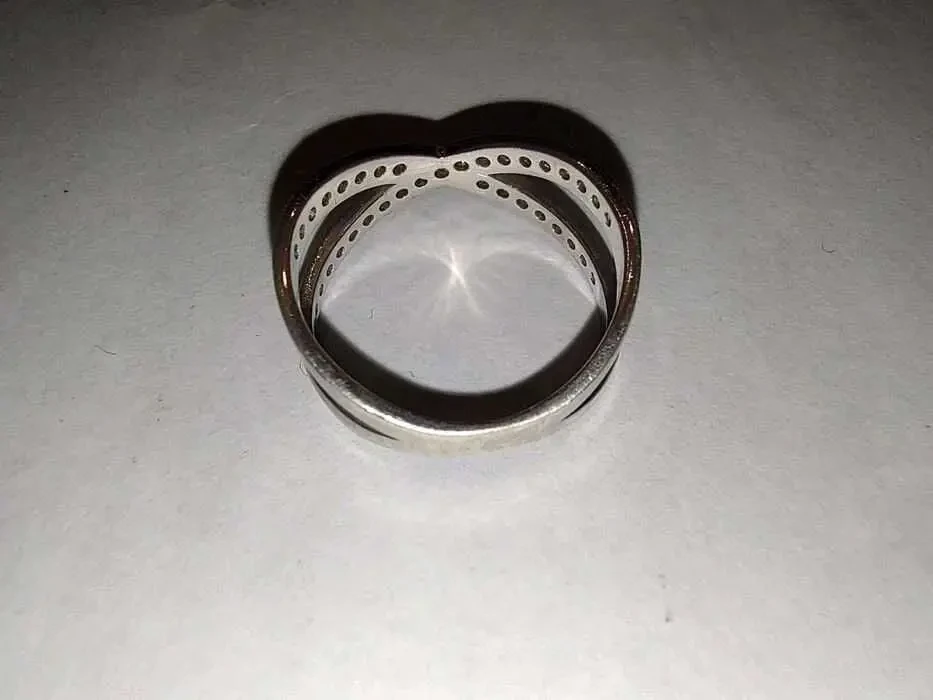 Кольцо женское  17 мМ серебро 4