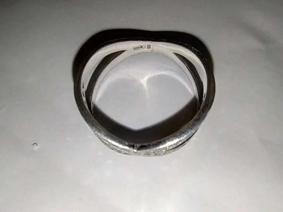 Кольцо женское  17 мМ серебро 6