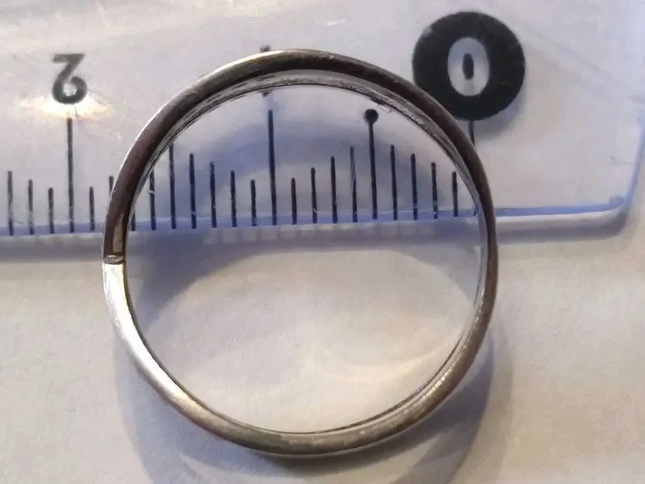 Кольцо женское  17 мМ серебро 3