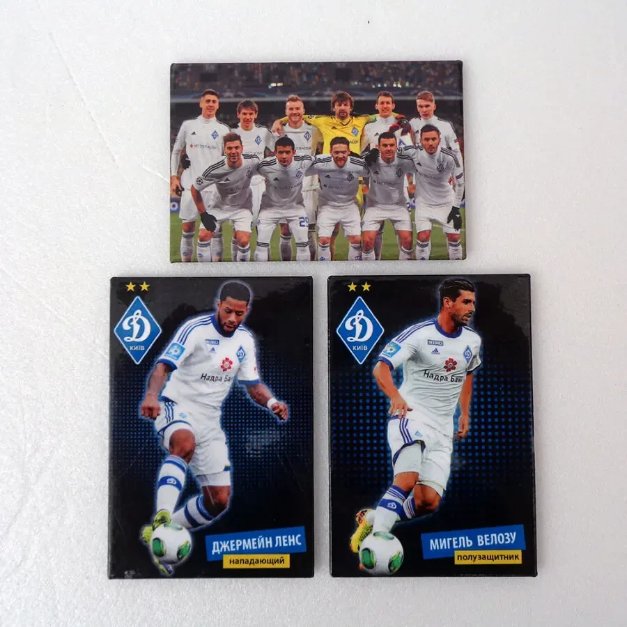 Динамо Київ колекційні магніти на холодильник Ленс Велозу Шовковський 2