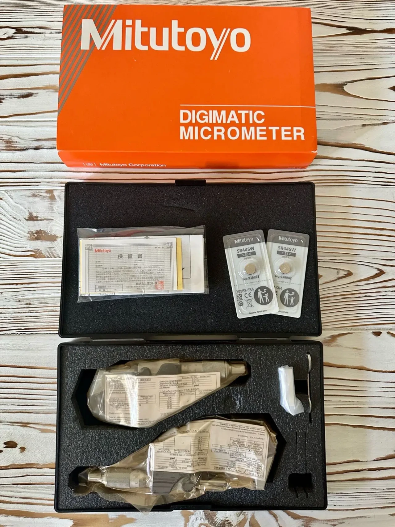 Набір мікрометрів цифрових 0-50мм Mitutoyo 293-966-30 2