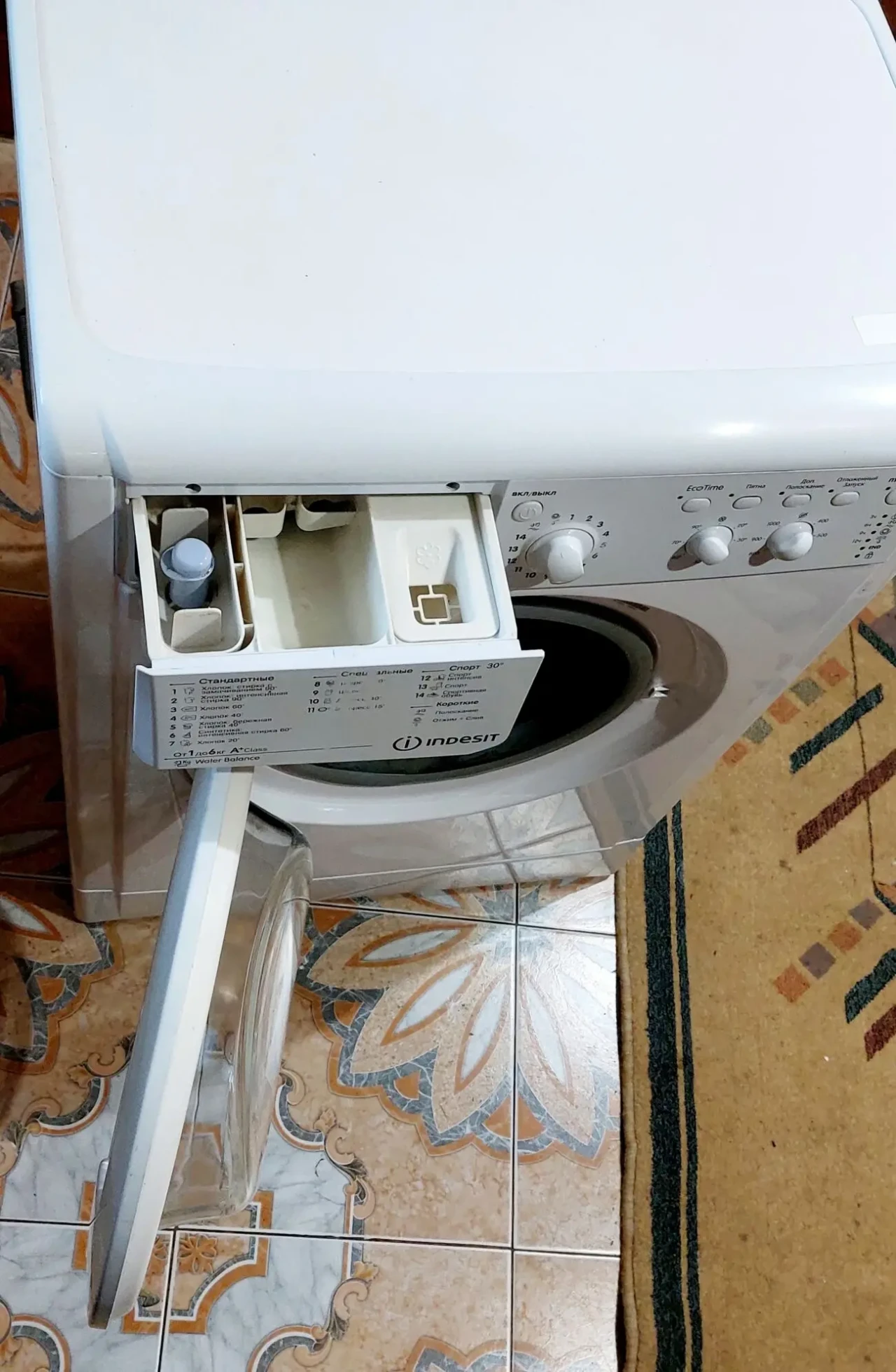 Вузька пральна машина Indesit, 6кг 4