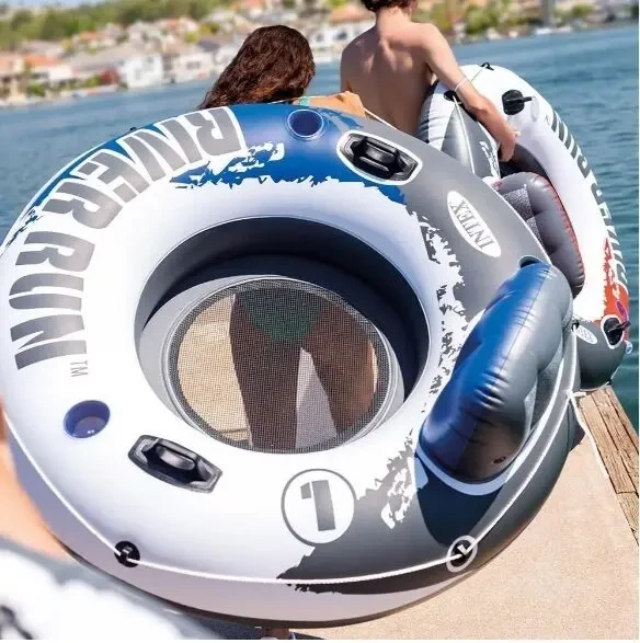 Крісло-коло надувне для плавання Intex 58825 River Run, 135 см 7
