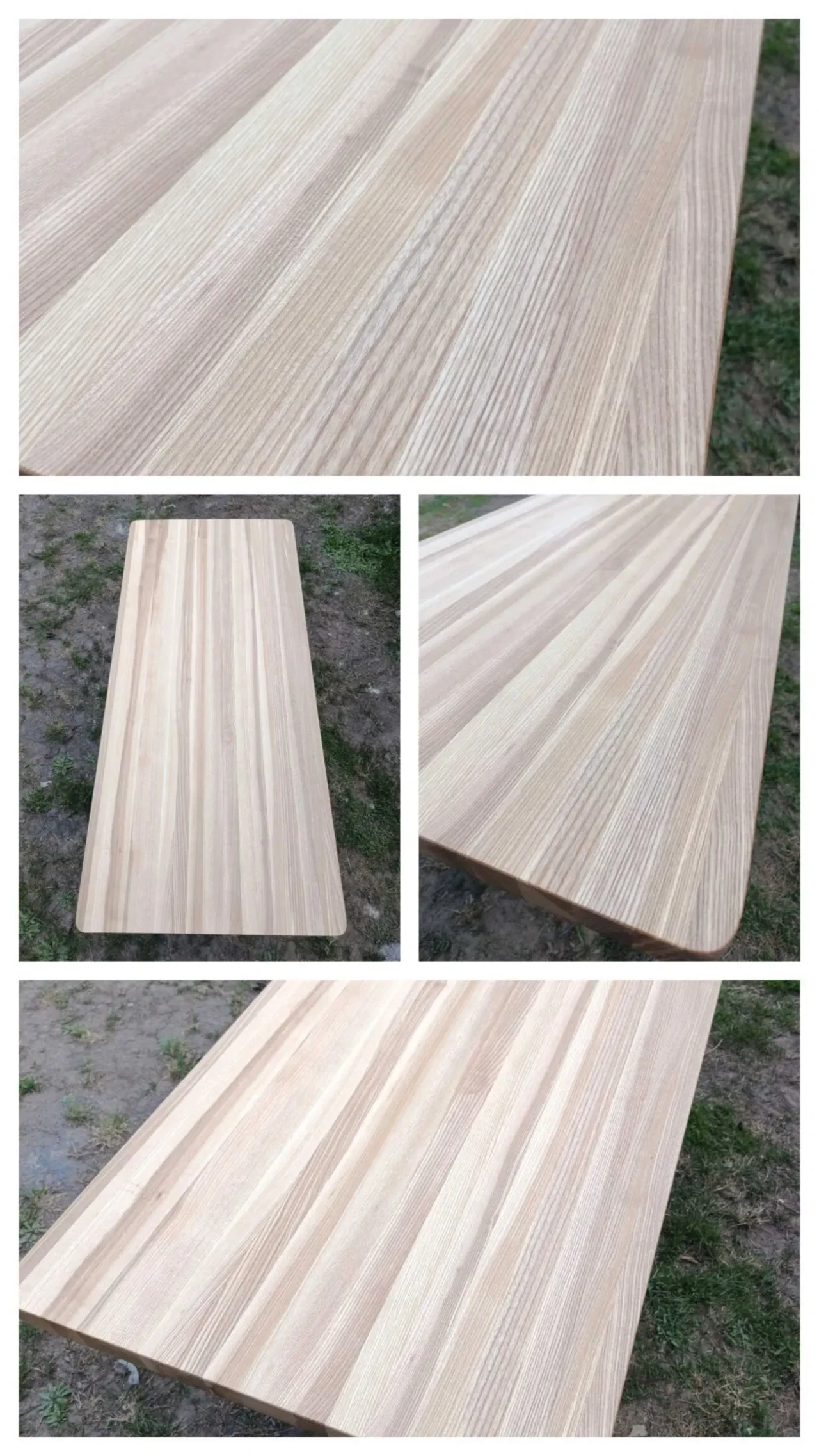 Стільниця з ясена, меблі з масиву під замовлення, сходинки