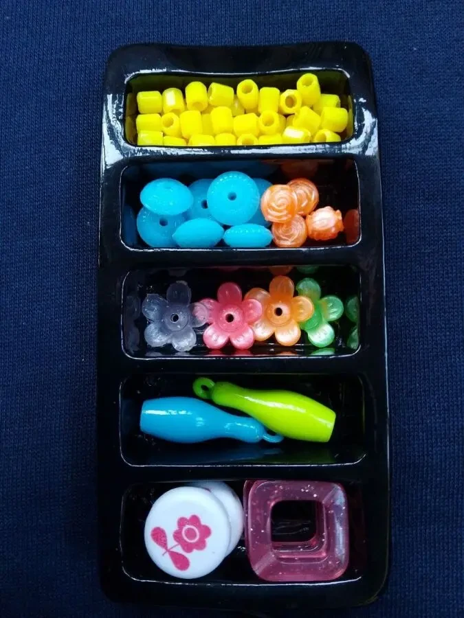 Набір намистин для рукоділля (мікс форм і кольорів)