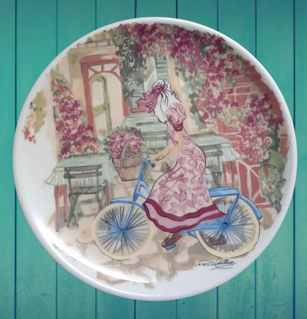 Paul Costelloe Порцелянові фарфорові тарілки нові (20 см діаметр) 4