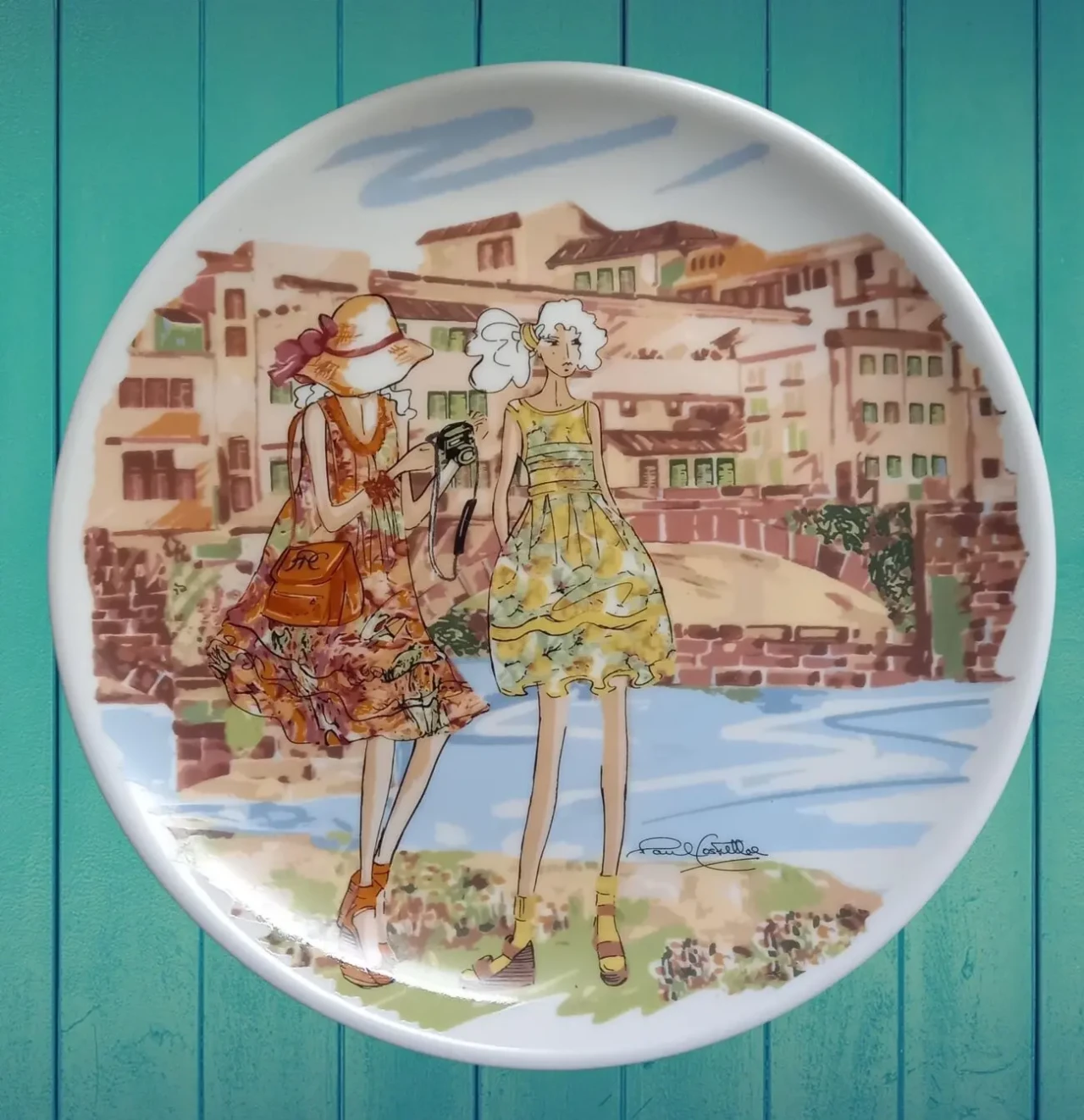 Paul Costelloe Порцелянові фарфорові тарілки нові (20 см діаметр) 2