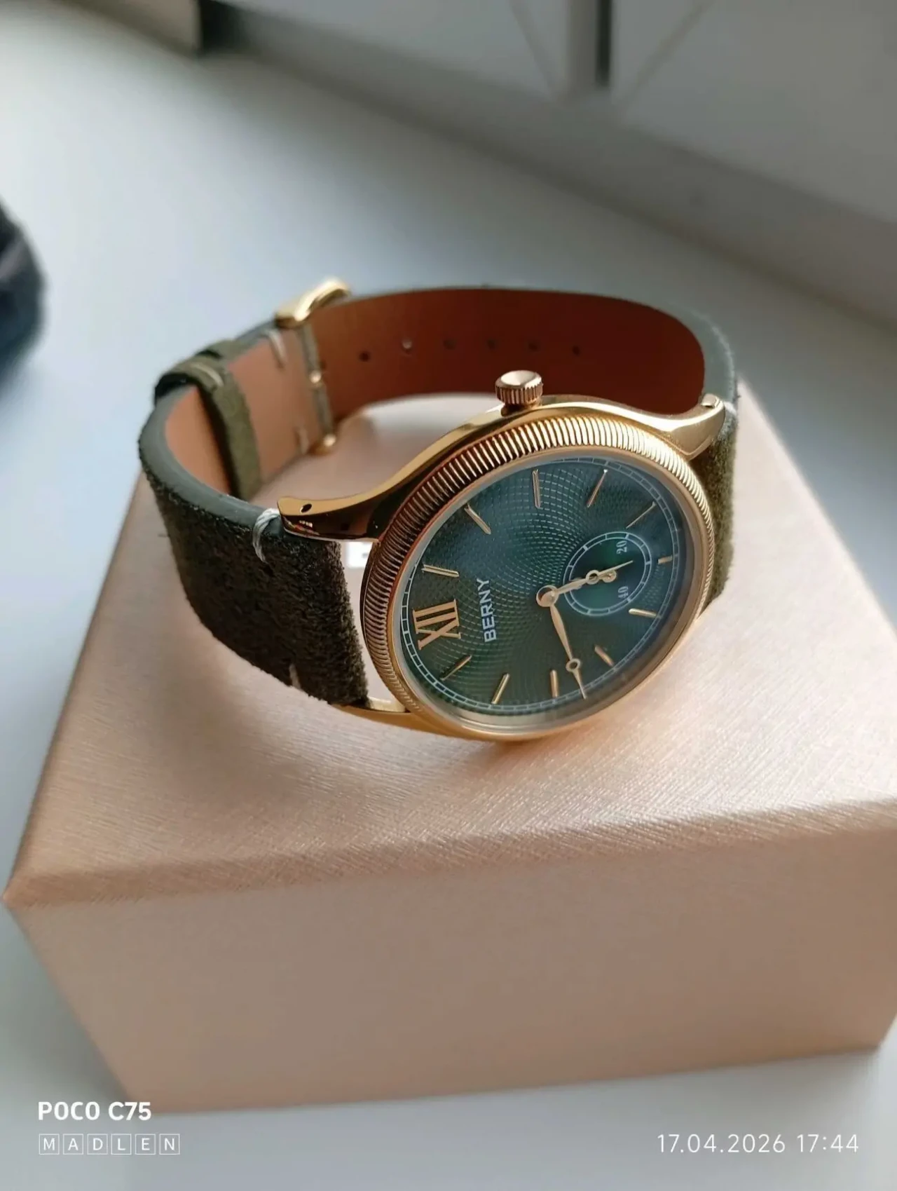 Часы  мужские кварцевые Militado ML 03 vs Berny 2945M-GRN 6