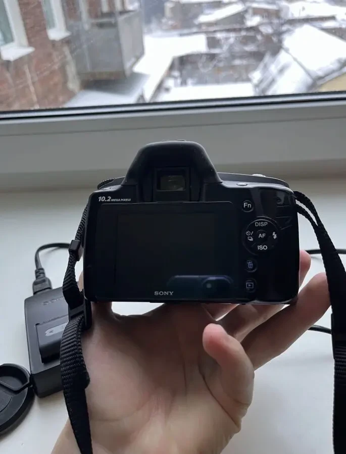 Sony a230 дзеркальний фотоапарат з об'єктивом 18-55мм 5