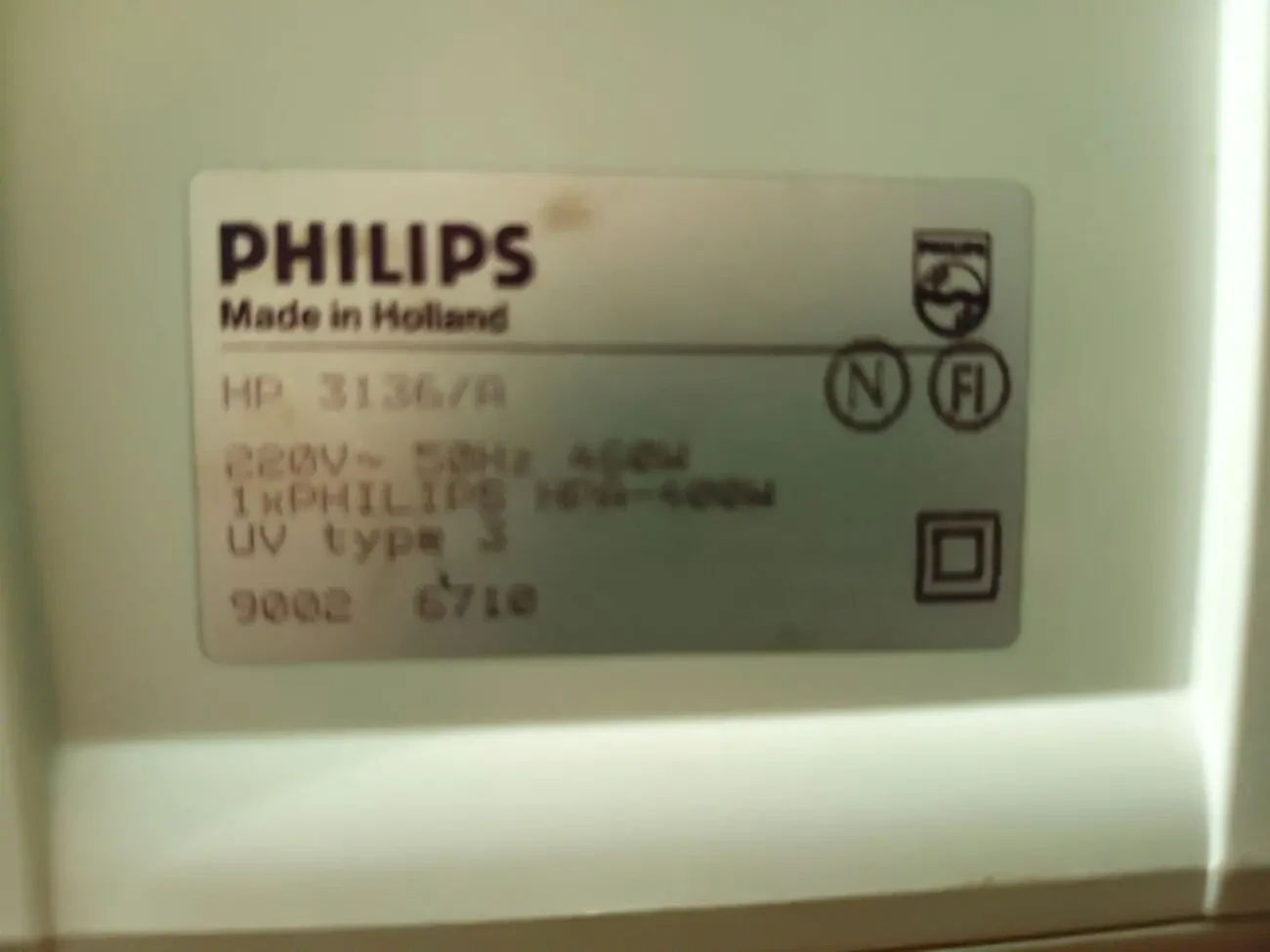 Мощный солярий лампа для загара Philips HP 3136 A Голандия 2 3