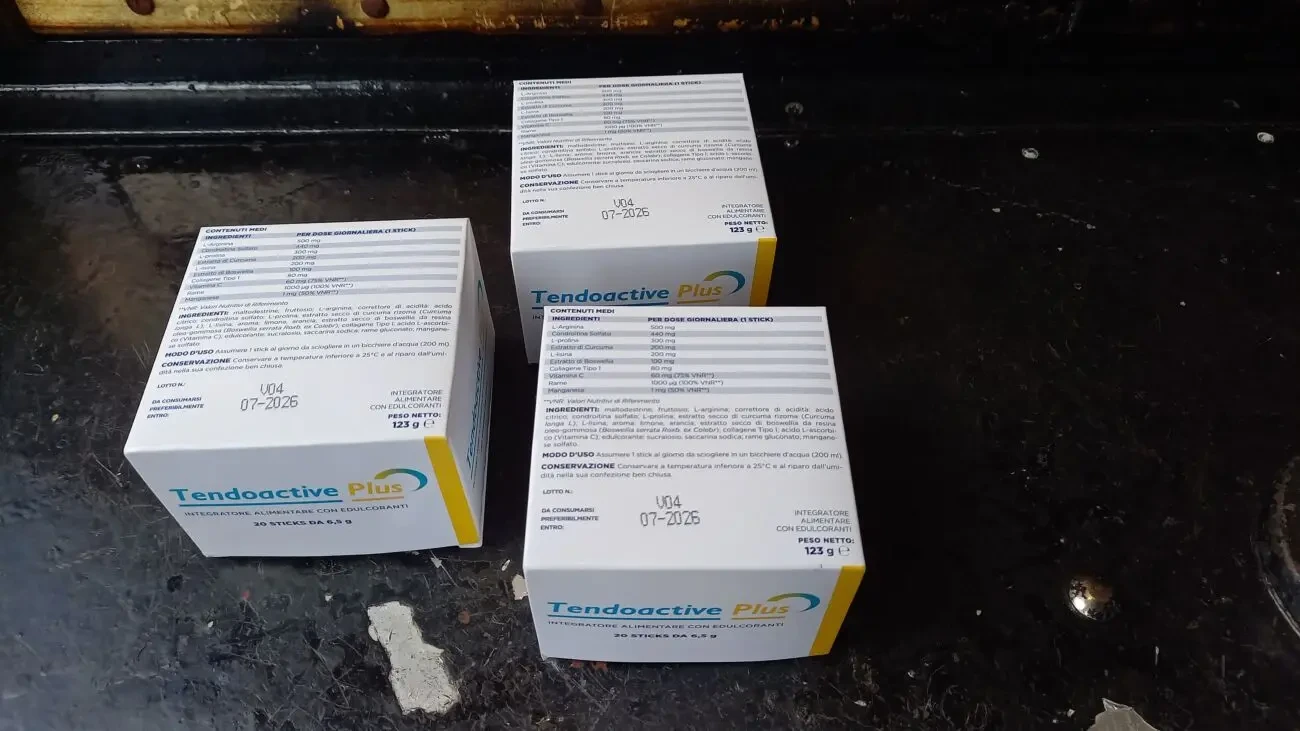 Диетическая добавка-БАДы Tendoactive Plus 20 стиков Bruno Farmaceutici 3