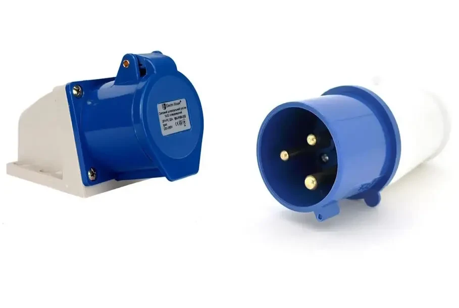 ElectroHouse Силовий роз'єм стаціонарний (розетка  и вилка) 3х32