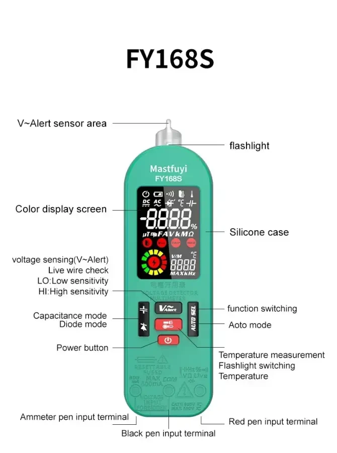 Цифровой мультиметр FY168S 3