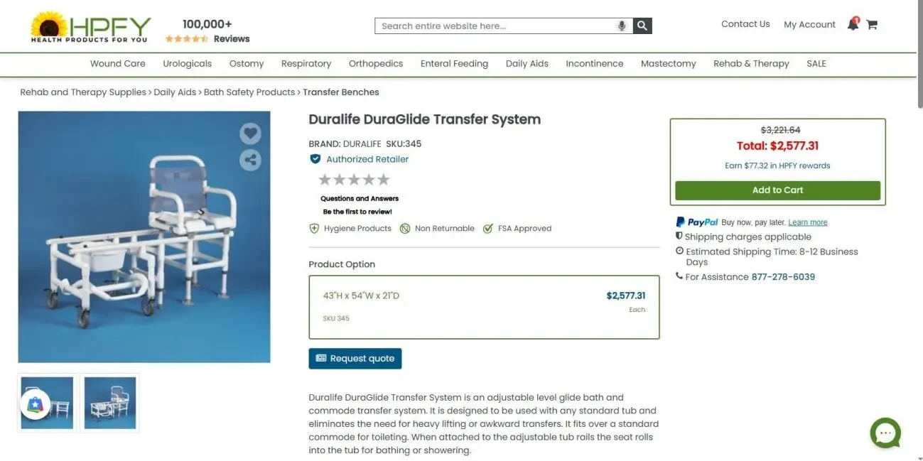 Система перемещения инвалида в ванну или туалет. 6