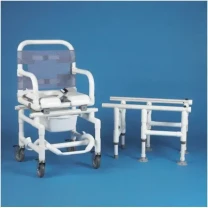 Система перемещения инвалида в ванну или туалет.