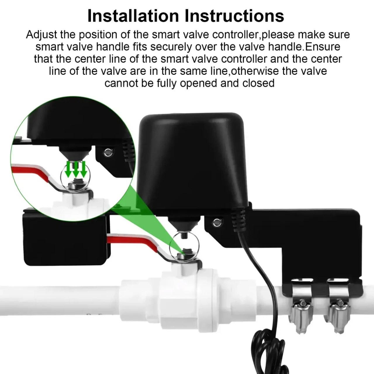 Умный контроллер воды WiFi/Bluetooth с усиленным кронштейном. 8