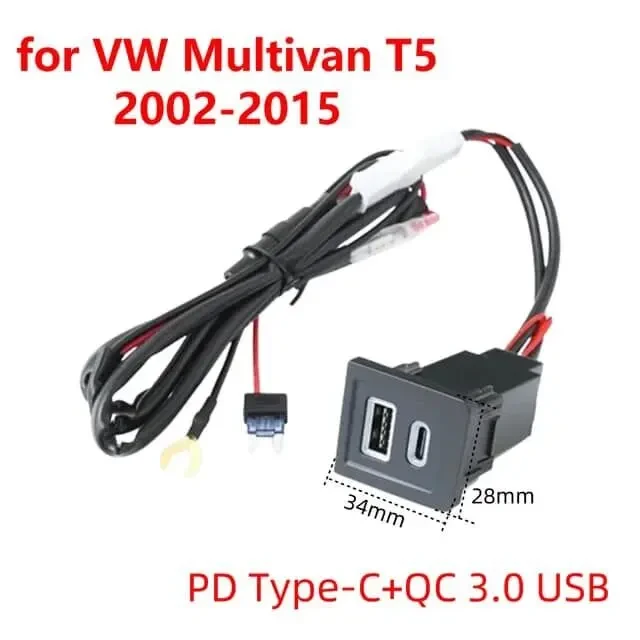 Быстрая зарядка для vw multivan Т5 10