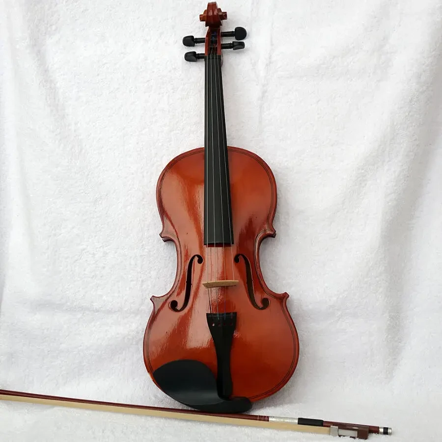 Скрипка 4/4 фабричная смычок подбородник под ремонт или для декора