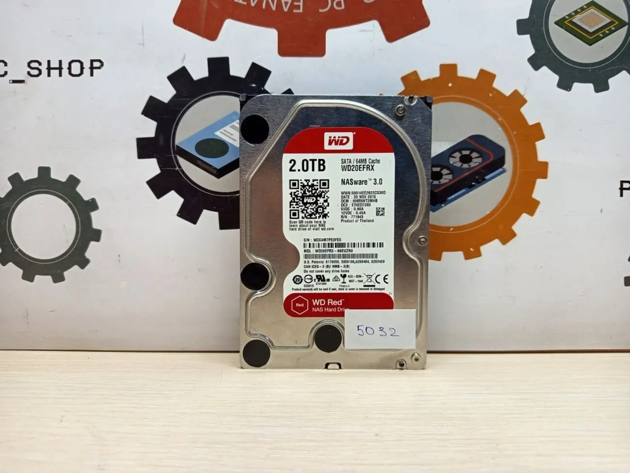 Жорсткий диск WD Red 2 TB (WD20EFRX)