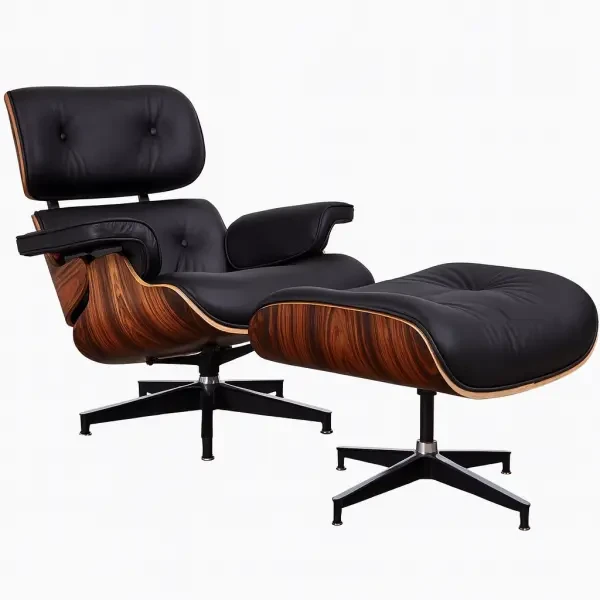 Стильне лаунж-крісло з отоманкою Релакс