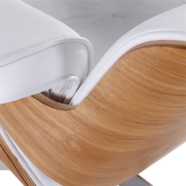 Стильне лаунж-крісло з отоманкою Релакс 10