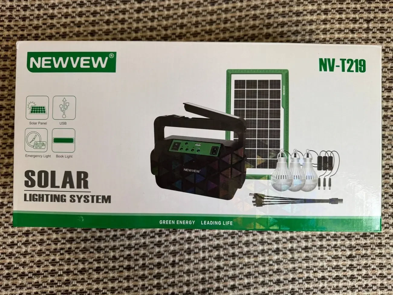 Сонячна система освітлення NEWVEW NV-T219