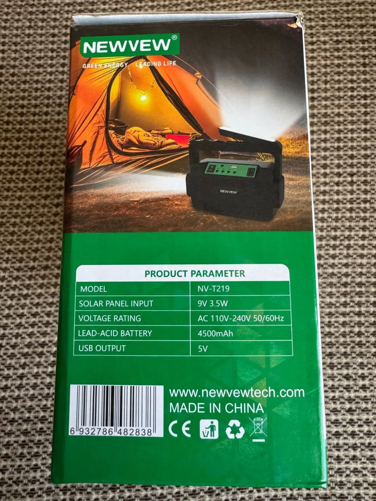 Сонячна система освітлення NEWVEW NV-T219 3