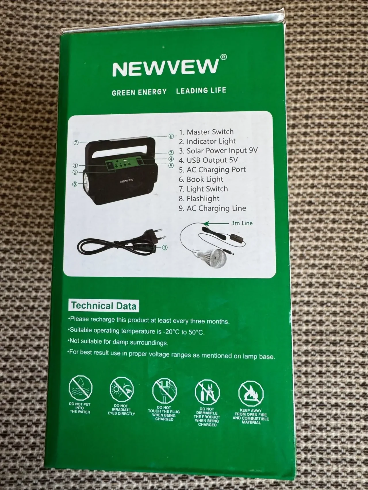 Сонячна система освітлення NEWVEW NV-T219 4