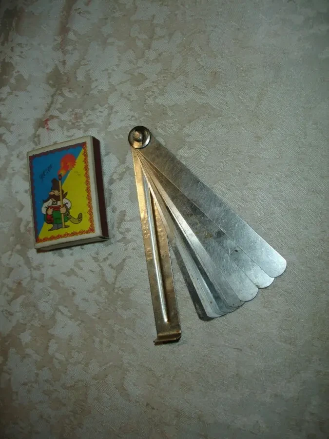 Набір ЩУПІВ до 0,5 мм USSR. Номер 2. 100 мм. 15 пелюсток. ГОСТ 1975 р 6