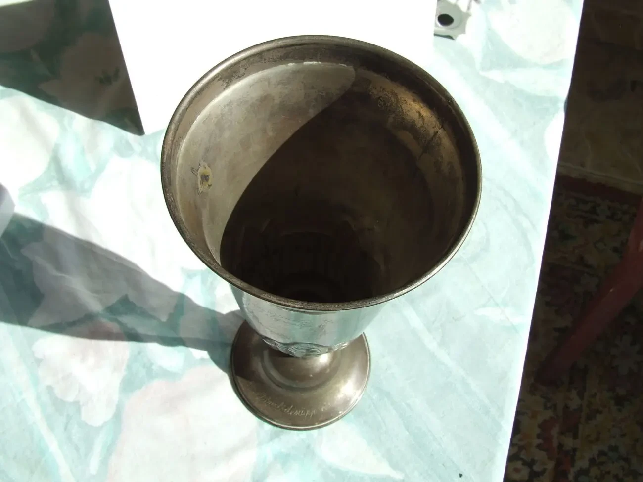 Кубок по футболу 1959 рік глубоке посріблення роз. 28 х 17 см. вага 3 2