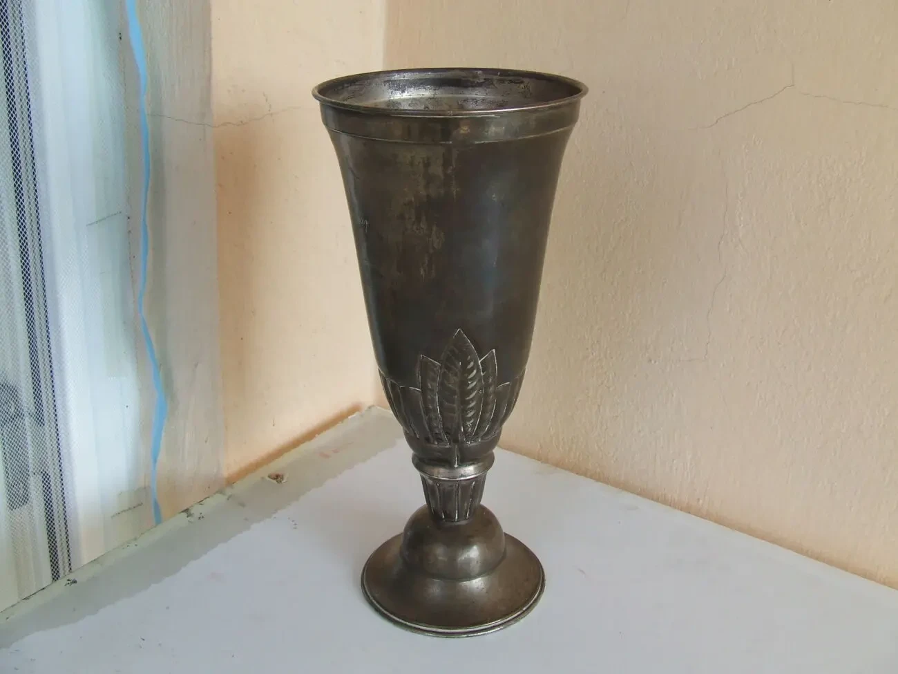 Кубок по футболу 1959 рік глубоке посріблення роз. 28 х 17 см. вага 3 7