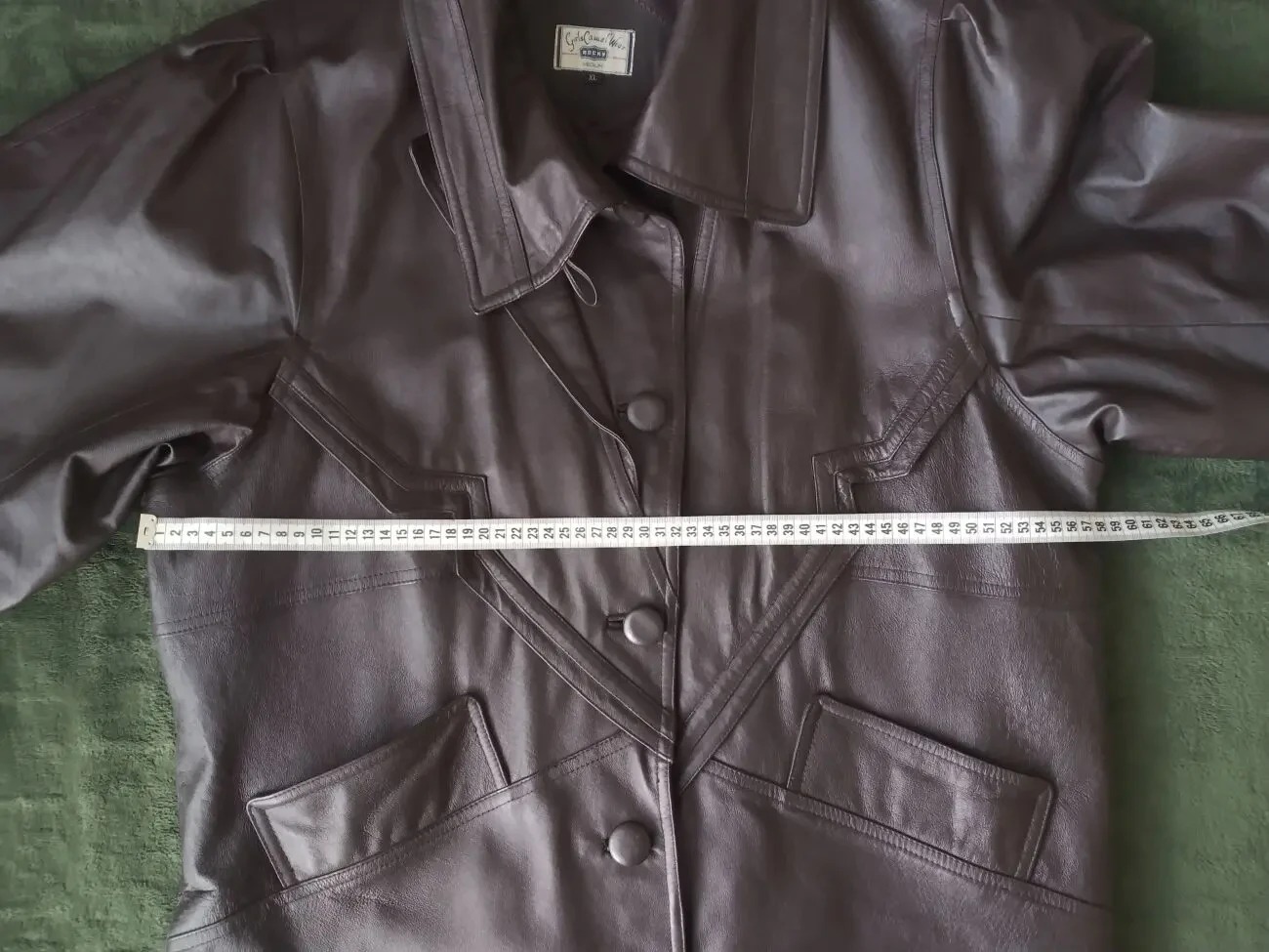 Куртка женская,кожаная,б/у (XL,50) 5