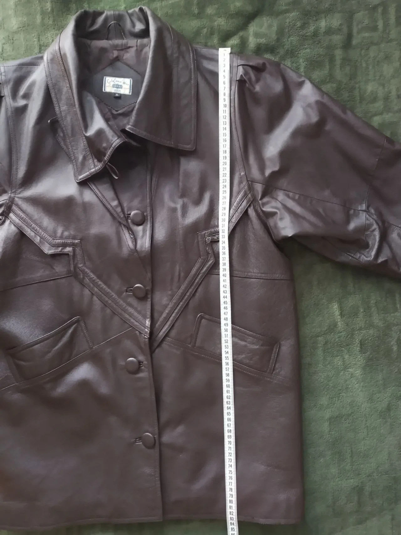 Куртка женская,кожаная,б/у (XL,50) 4