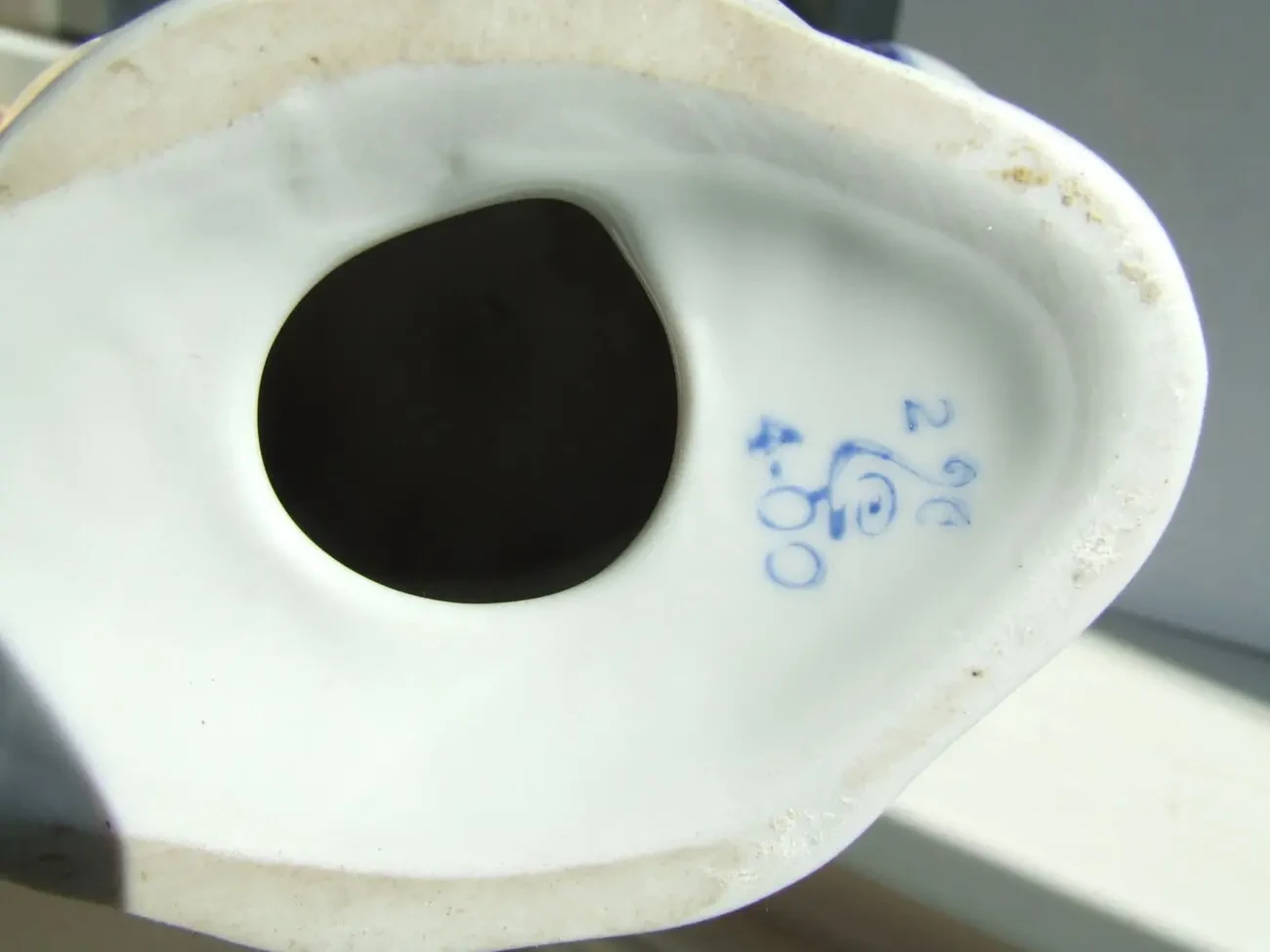 Фарфоровий підсвічник на три свічі голуби полонне роз. 22 х 18 см. 19 7