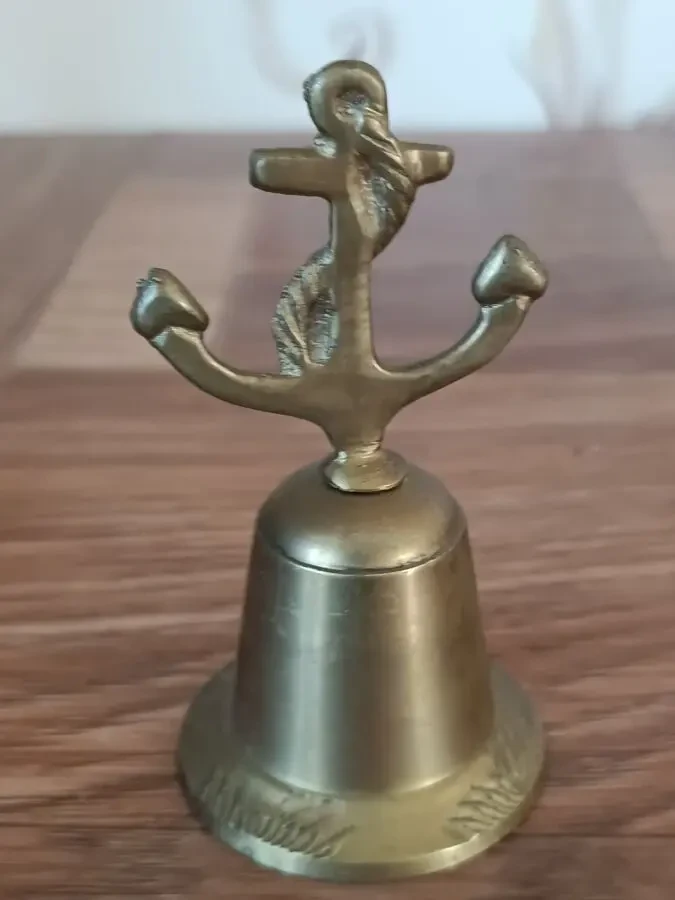 Дзвіночок ручний у формі якоря. Німеччина. Вінтаж. 5