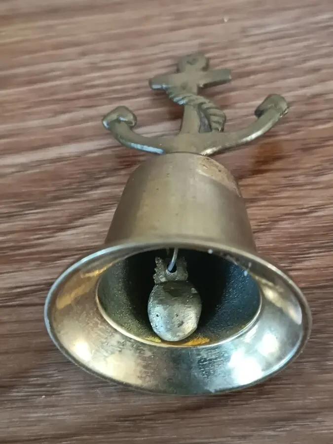 Дзвіночок ручний у формі якоря. Німеччина. Вінтаж. 6