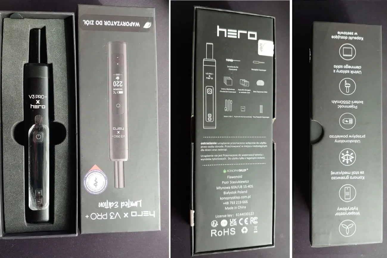 Вапарник XMAX V3 PRO X Hero Limited Edition для олійок трав воску