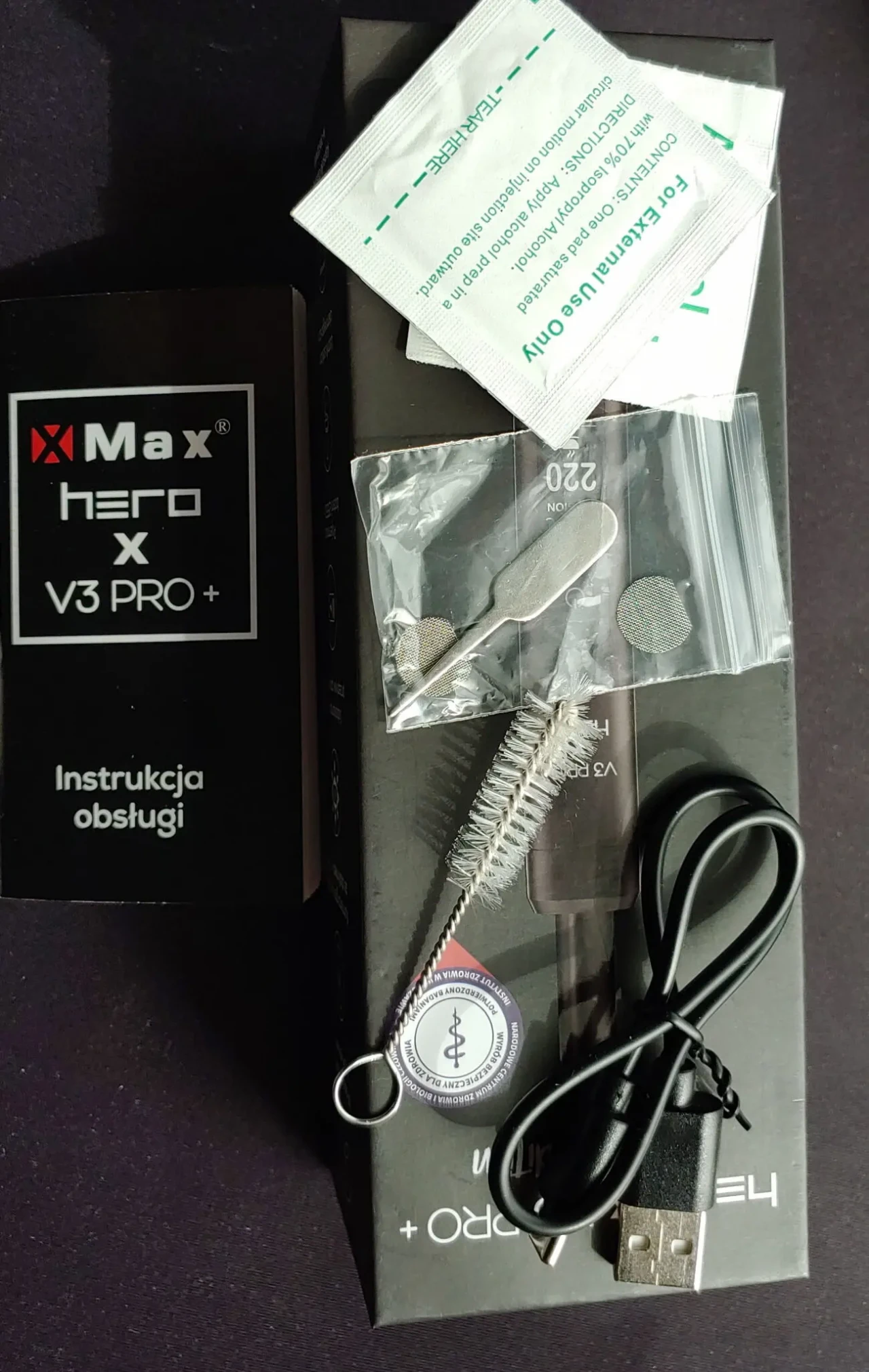 Вапарник XMAX V3 PRO X Hero Limited Edition для олійок трав воску 5