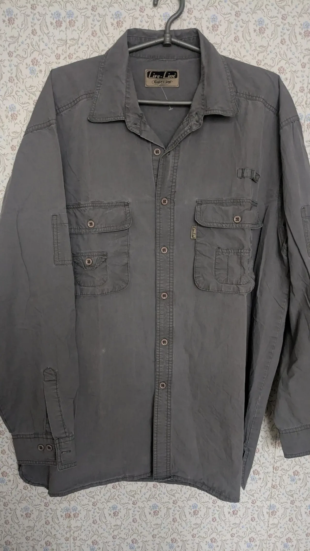 Отличная мужская рубашка, ширина 132, много карманов. LIFE 2